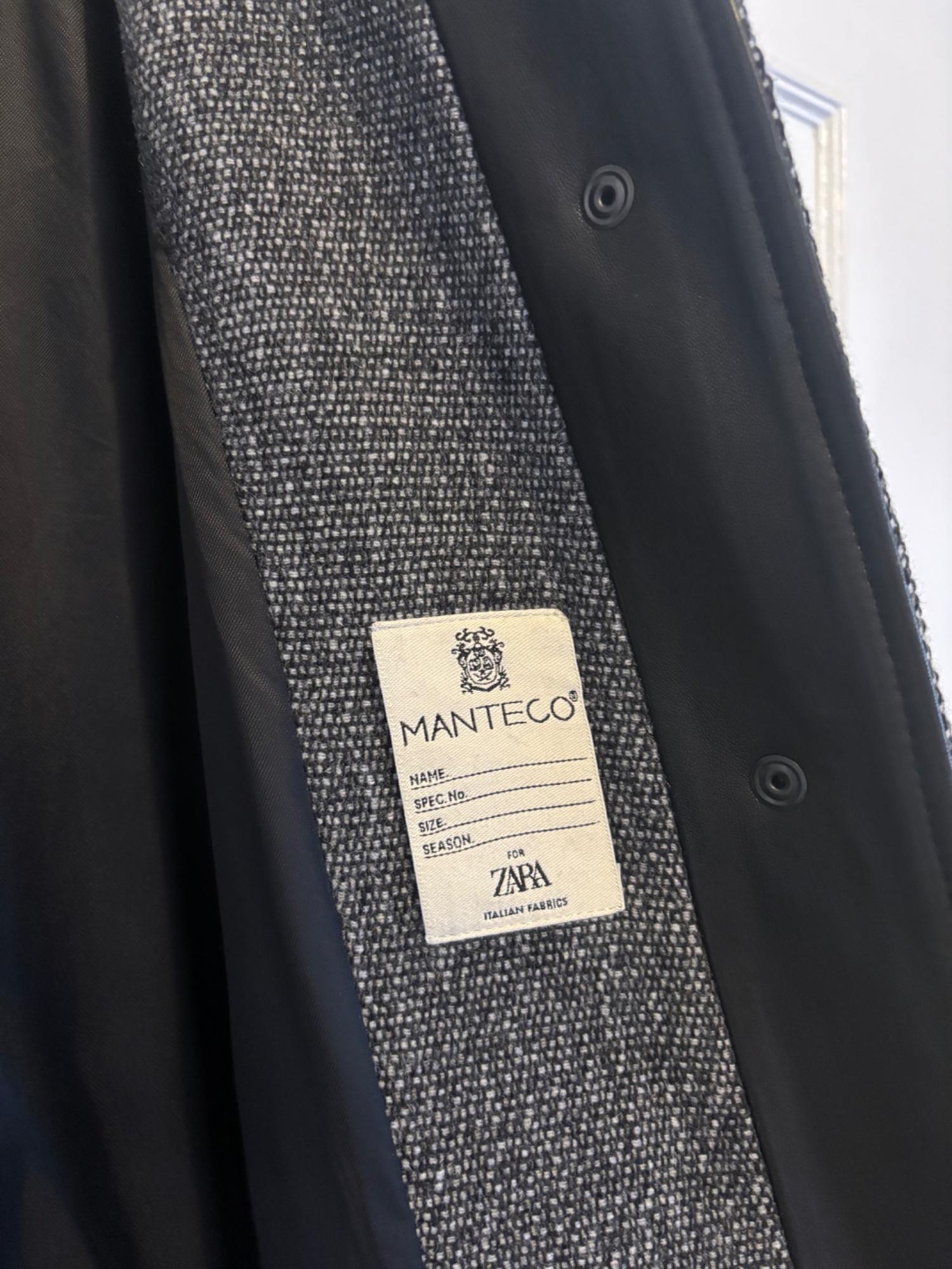 LEATHER COLLAR COAT ZW COLLECTION