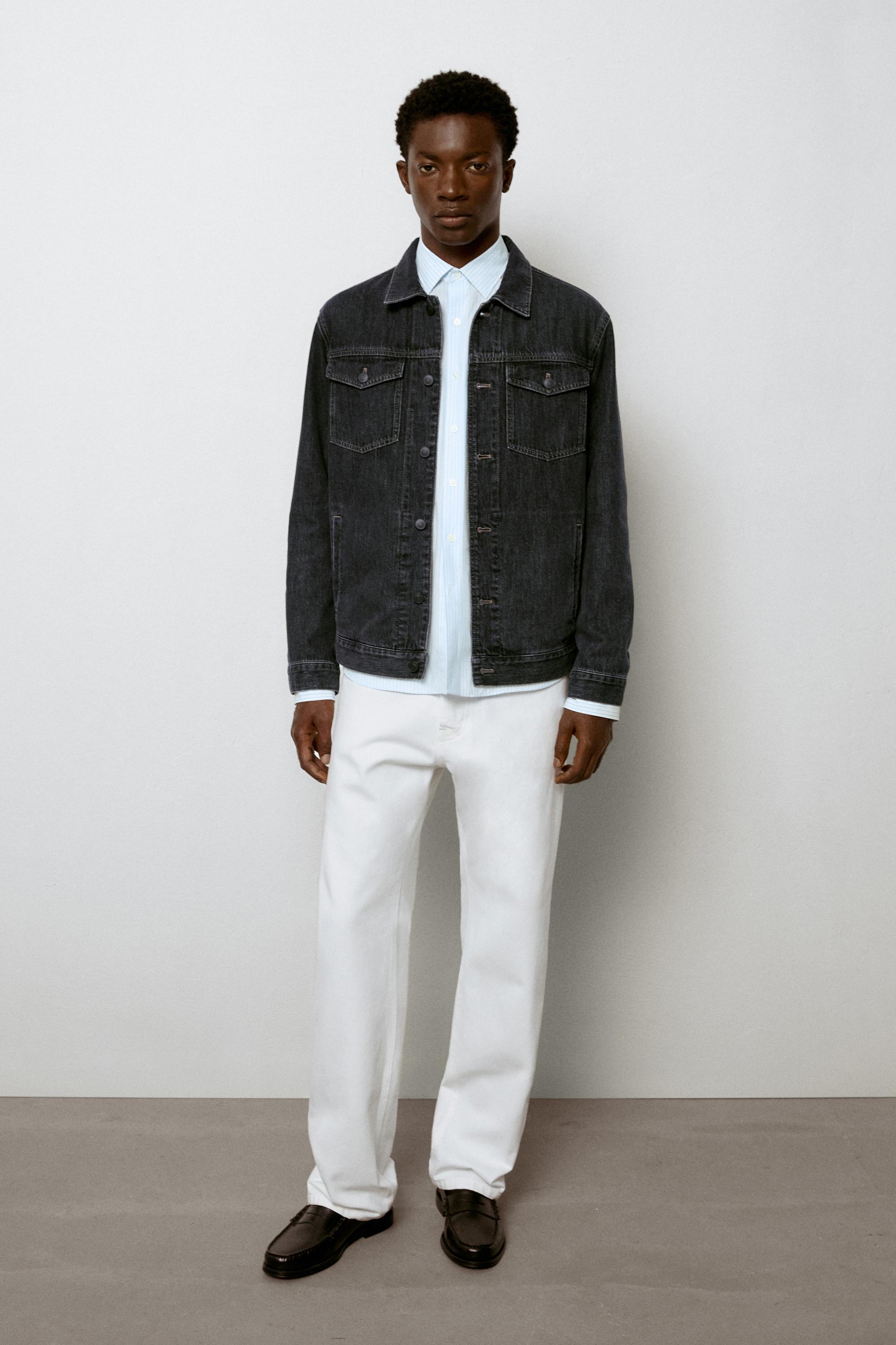 Faux jean straight
