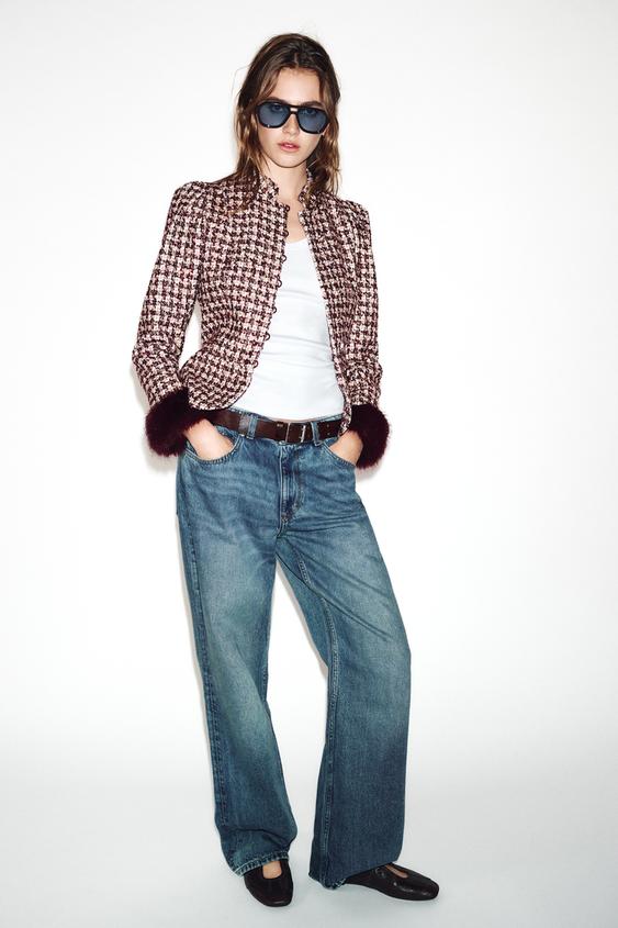 HAIRY CUFF STRUCTURE BLAZER