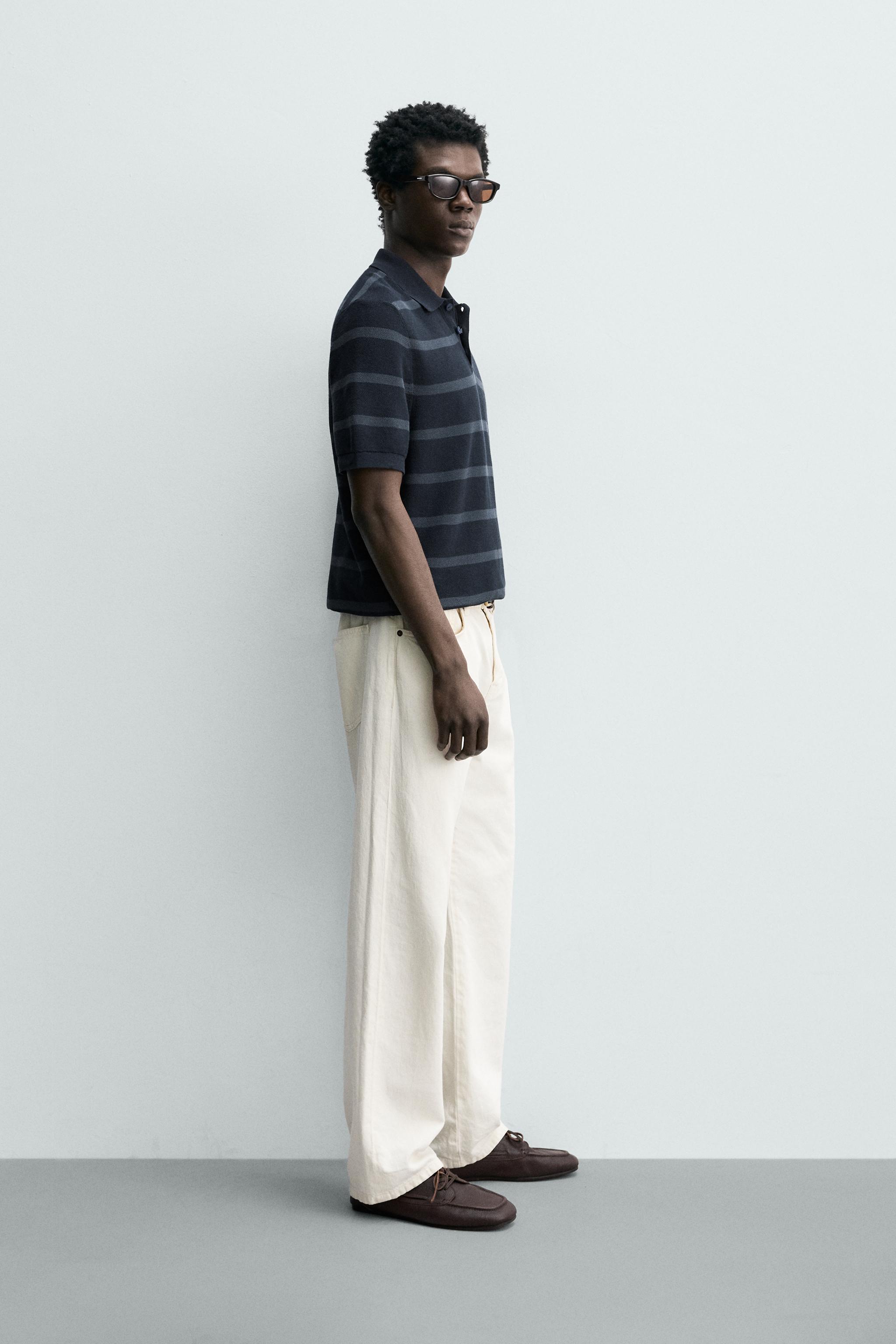 POLO REGULAR FIT EN MAILLE PIQUÉE