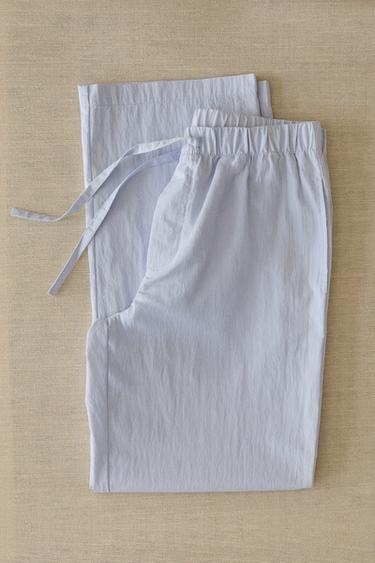 PANTALON LONG - Bleu clair de Zara - Image 4