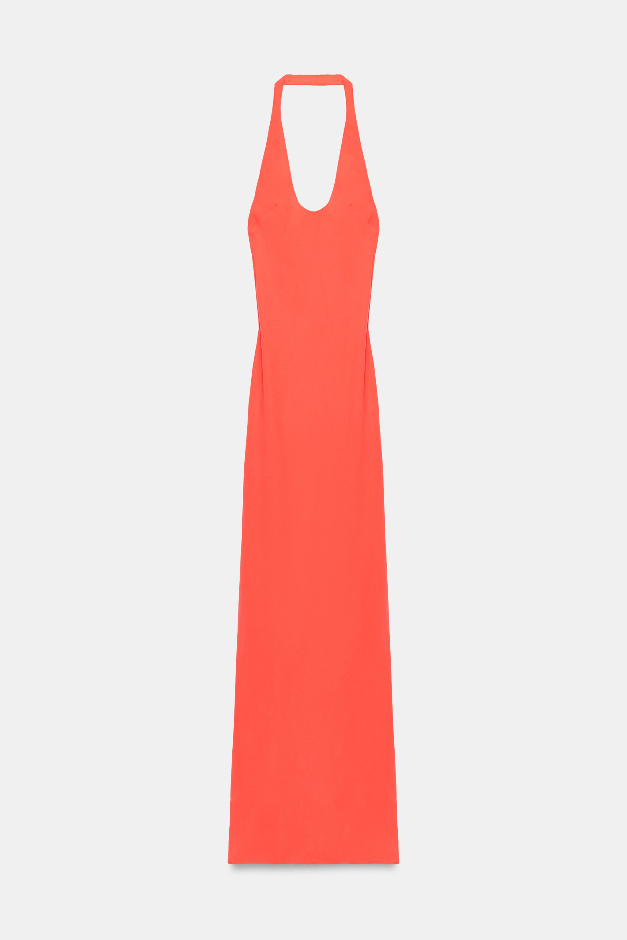 LONG HALTER DRESS