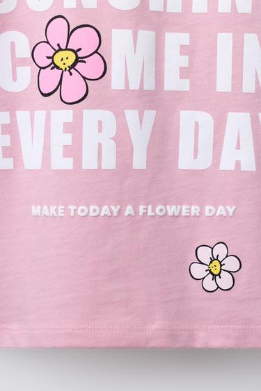 THE SMURFS ™ PRINT T-SHIRT - Faded pink by Zara - Image 3