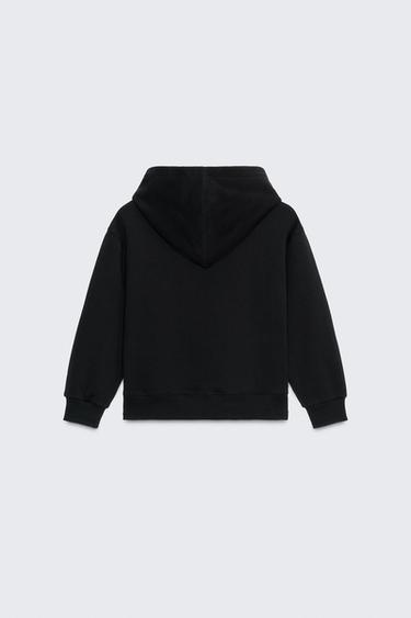 50TH ANNIVERSARY EMBROIDERED SLOGAN HOODIE - Black by Zara - Image 1