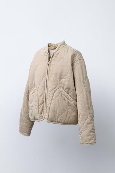 VESTE FLUIDE MATELASSÉE - Sable de Zara - Image 1