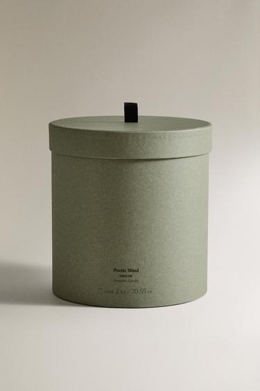 (2 KG) BOUGIE PARFUMÉE POETIC MIND - Rose poudré de Zara - Image 3