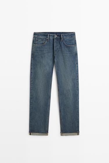 Selvedge fit jeans — Mid-blue 1