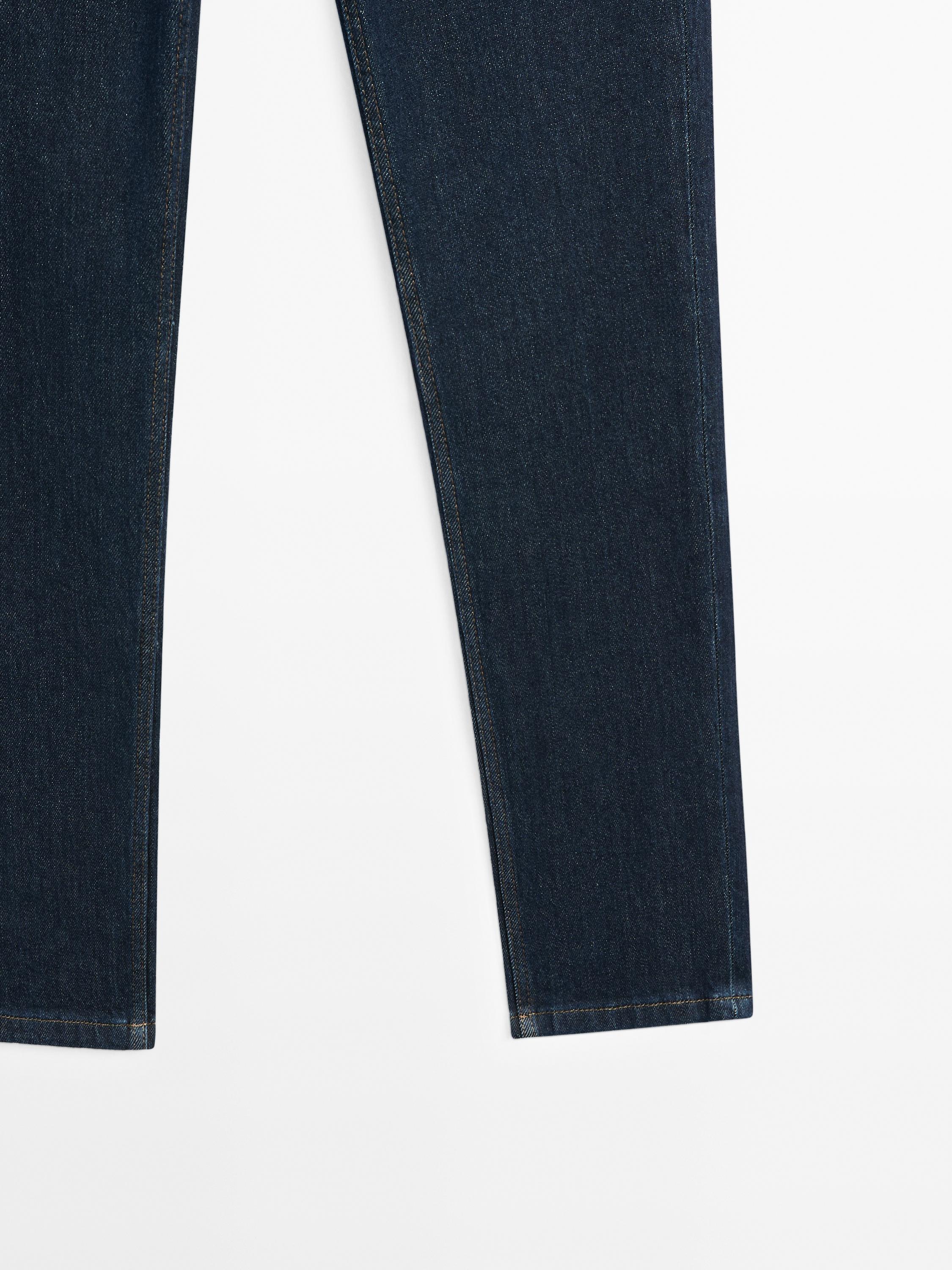 Mid-rise cropped slim fit jeans