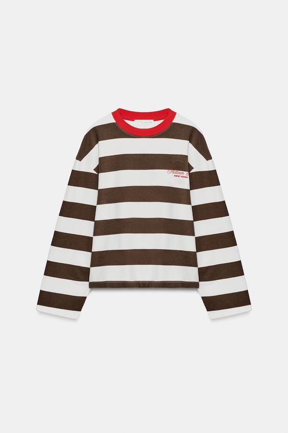 CAMISETA RAYAS - rayas de Zara - Imagen 0