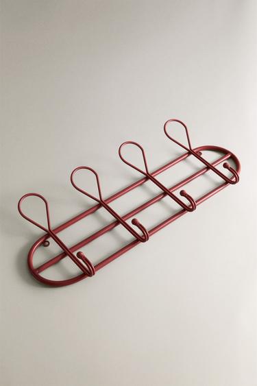 PORTE-MANTEAU ENFANT EN FER - Rouge de Zara - Image 1