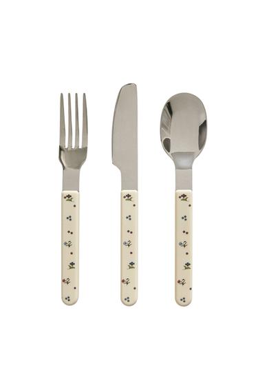 Zara KIDS' FLORAL FLATWARE SET - Multicolored