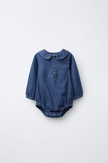 BODY DENIM - أزرق وسط الخاص بـ Zara
