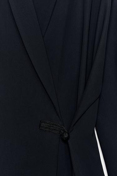 ZW COLLECTION FLOWING SHIRT - Navy blue by Zara - Image 7