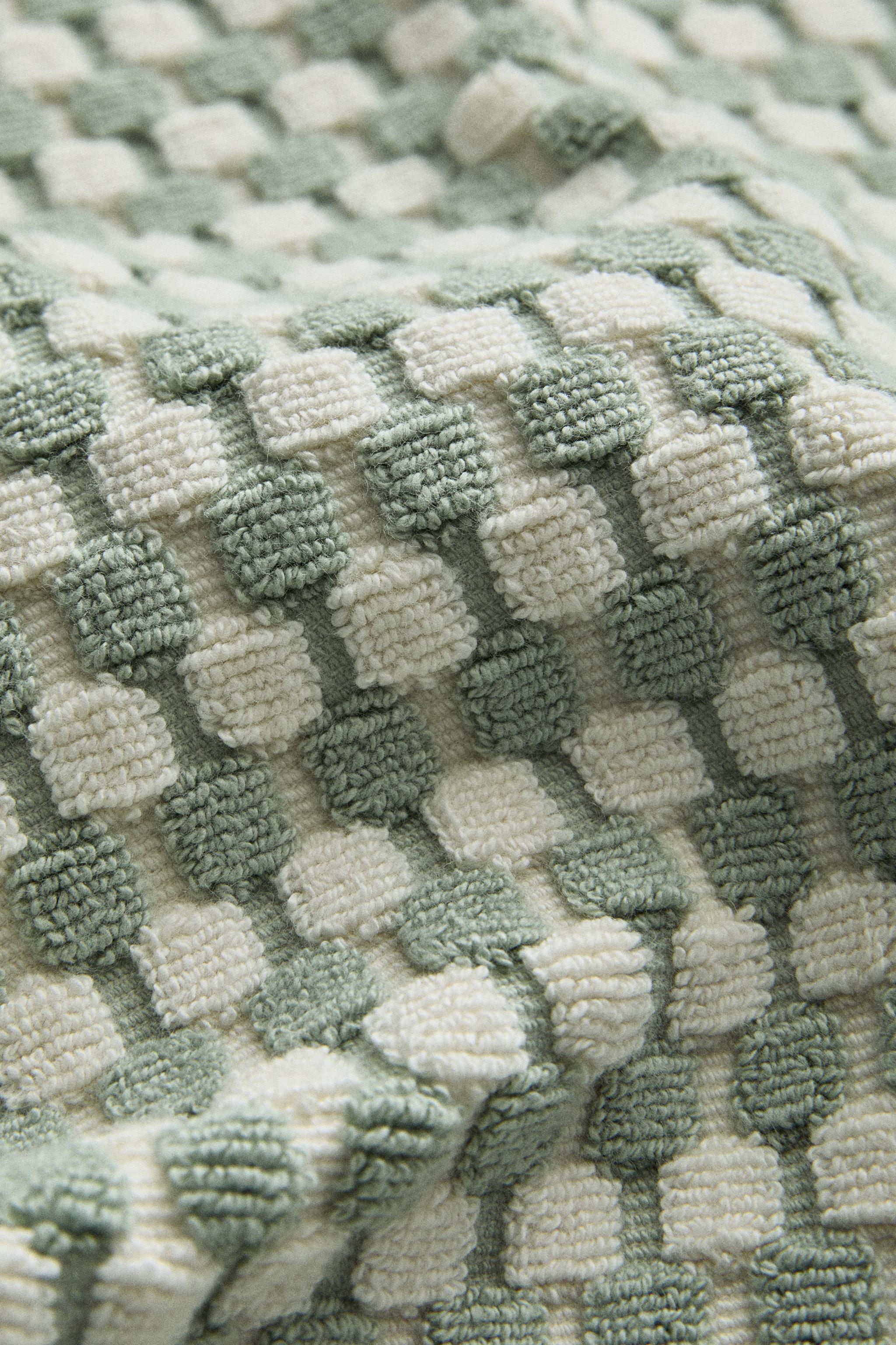 TAPIS DE BAIN COTON TEXTURÉ