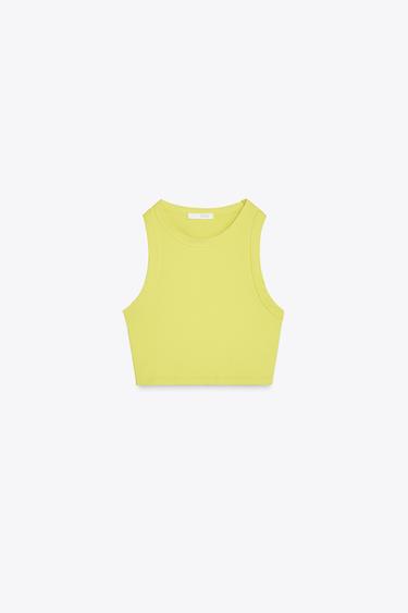 TOP CROP POLIAMIDA - Lima de Zara
