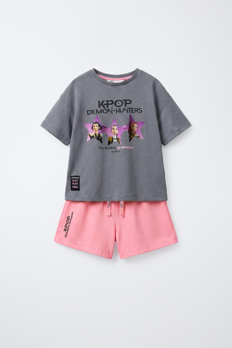 6-14 YEARS/ KPOP DEMON HUNTERS™ NETFLIX © PAJAMAS — Pink