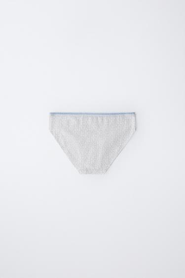 6-14 ANS/ LOT DE SIX CULOTTES IMPRIMÉES - Sable / Bleu de Zara - Image 3