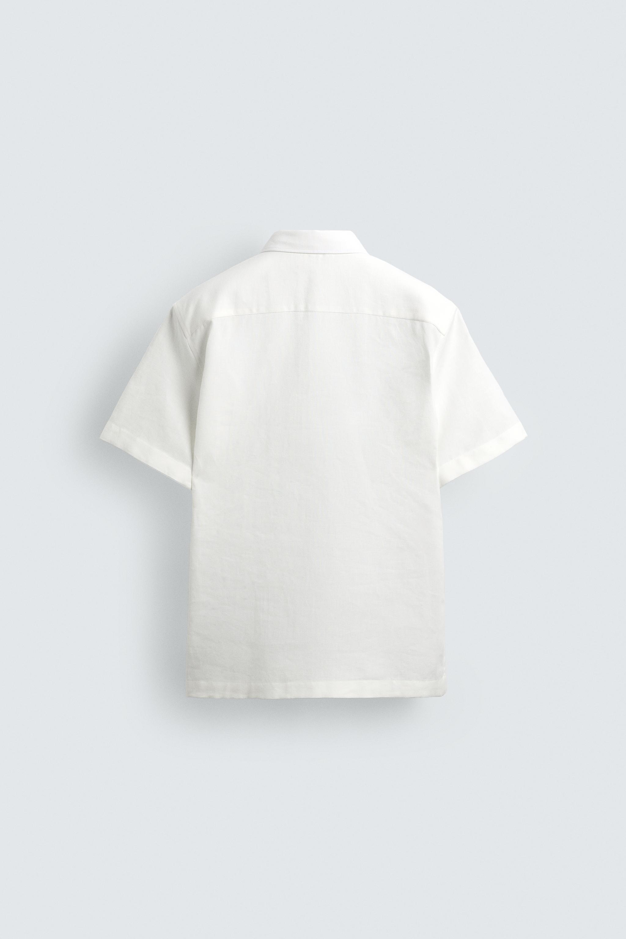 CHEMISE REGULAR FIT LIN - COTON