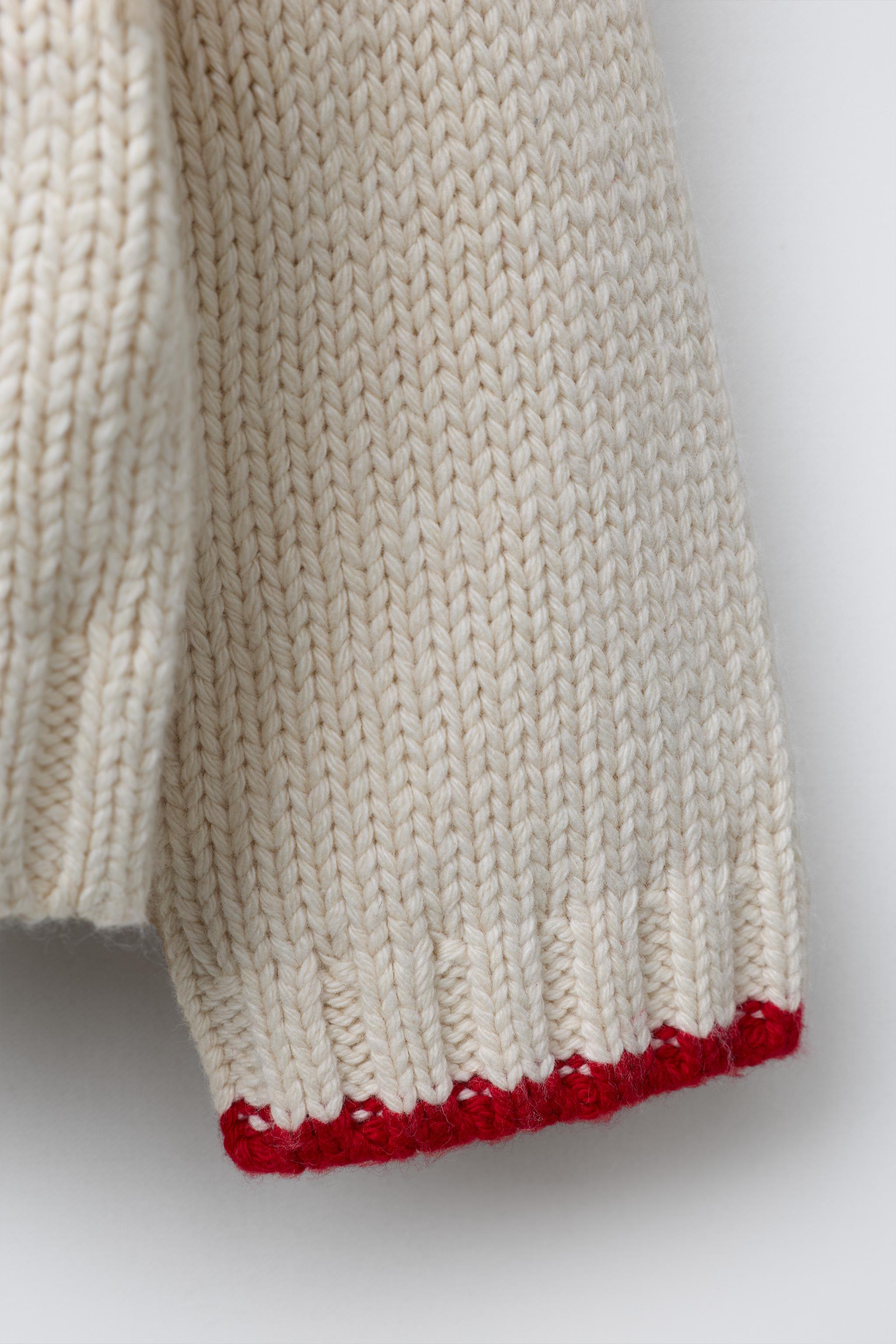 GILET EN MAILLE BRODÉ