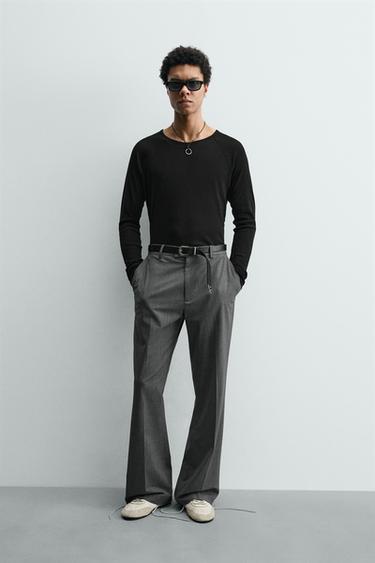 LIGHTWEIGHT RAGLAN T-SHIRT - Dark anthracite by Zara - Image 0