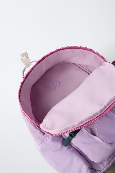 SAC À DOS COULEUR - Violet mauve de Zara - Image 3