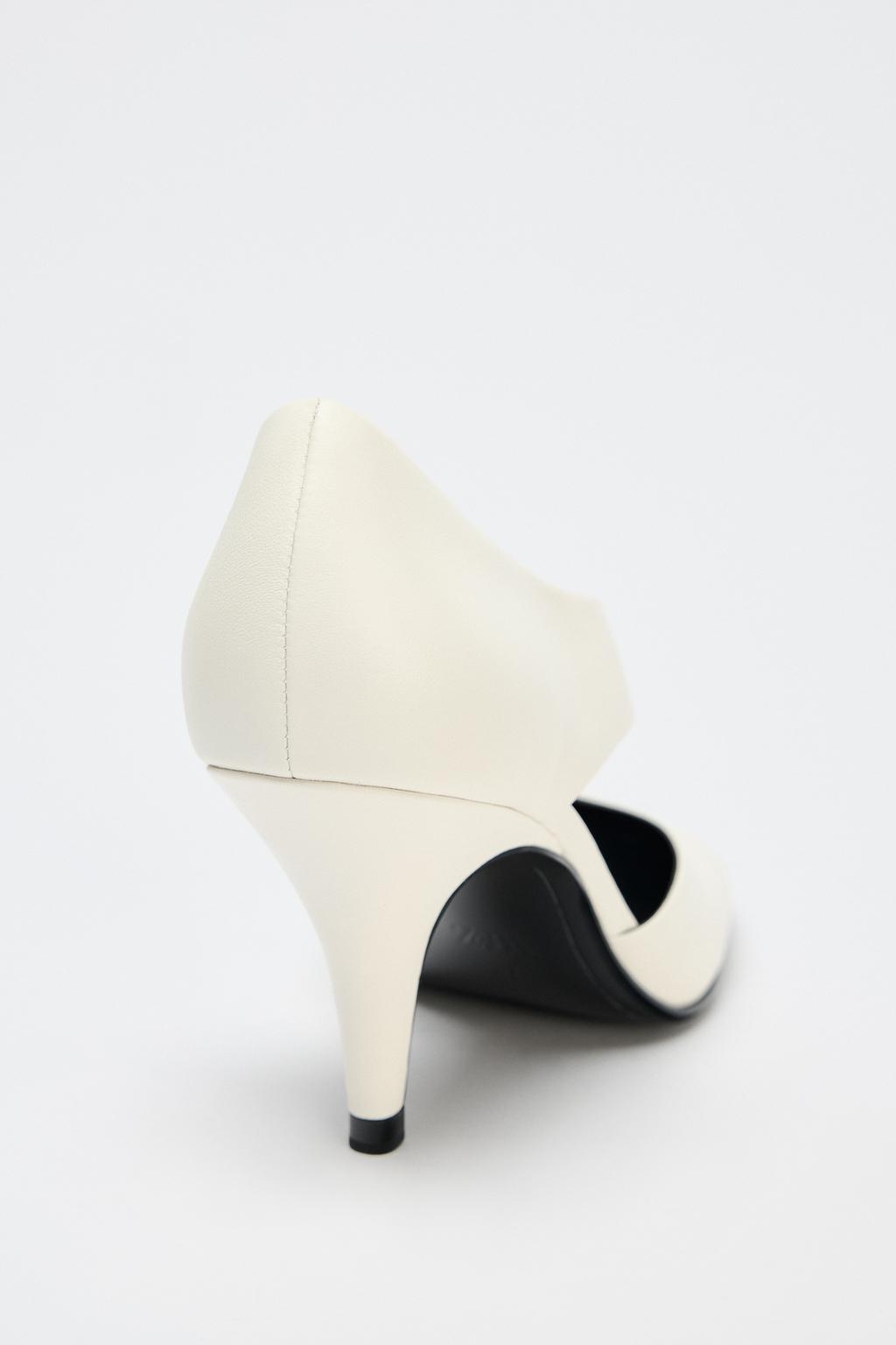 Thumbnail image for ASYMMETRIC LEATHER HIGH-HEEL SHOES