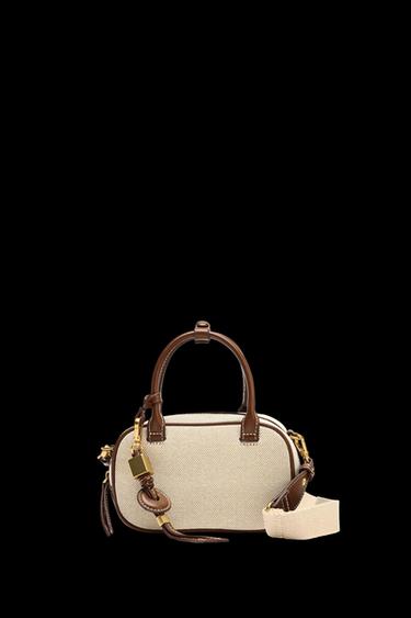 CONTRAST MINI BAG - Ecru by Zara - Image 0