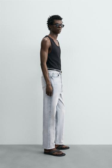 JEAN DROIT CHEVILLE - Bleu ciel de Zara - Image 3