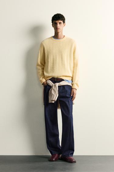 REGULAR FIT WOOL BLEND JUMPER - Butter by Zara - Image 0