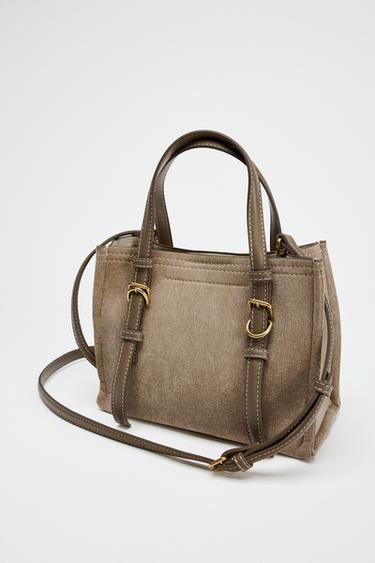 MINI TOTE BAG - Beige by Zara - Image 2