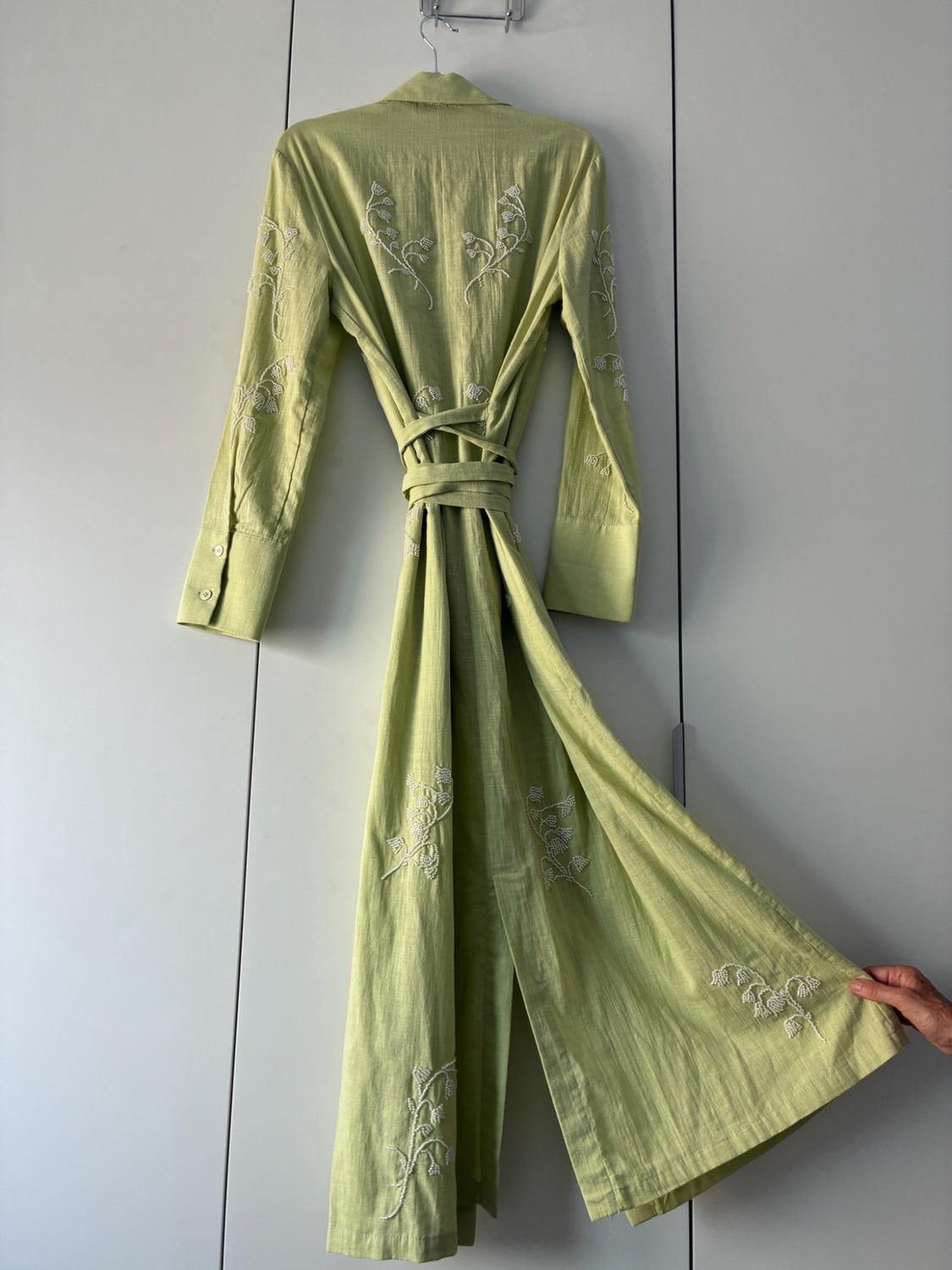 FLORAL EMBROIDERED DRESS - Image 4