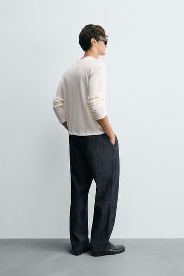 RELAXED FIT JOGGER JEANS - Indigo by Zara - Image 2
