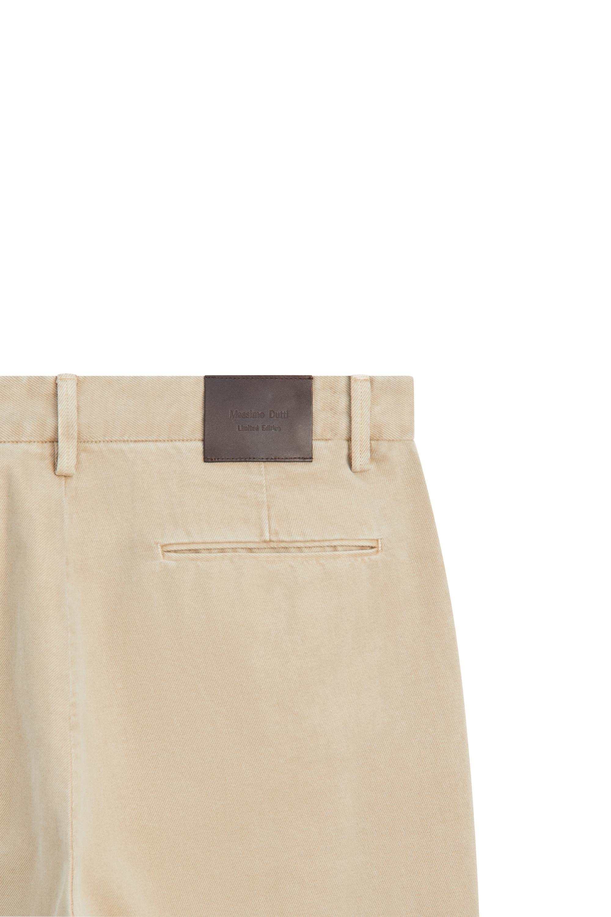 Denim-effect pants with darts - LIMITED EDITION