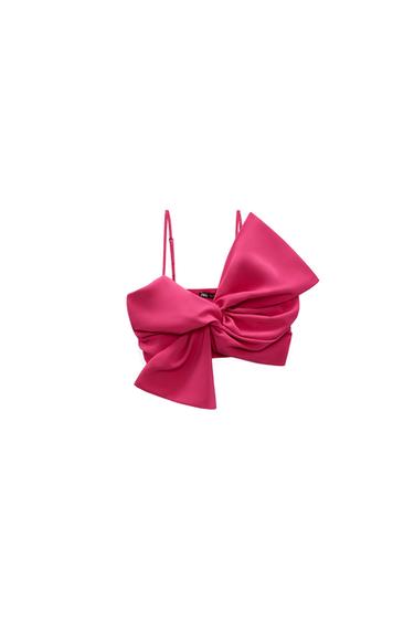 CROP TOP WITH BOW