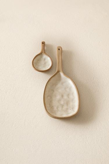 SPOON WITH RAISED DESIGN - Oyster-white by Zara - Image 5
