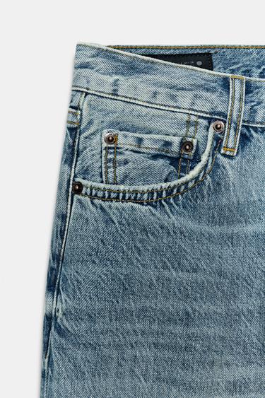 ZW MID-WAIST SLIM FIT JEANS - Mid-blue by Zara - Image 8
