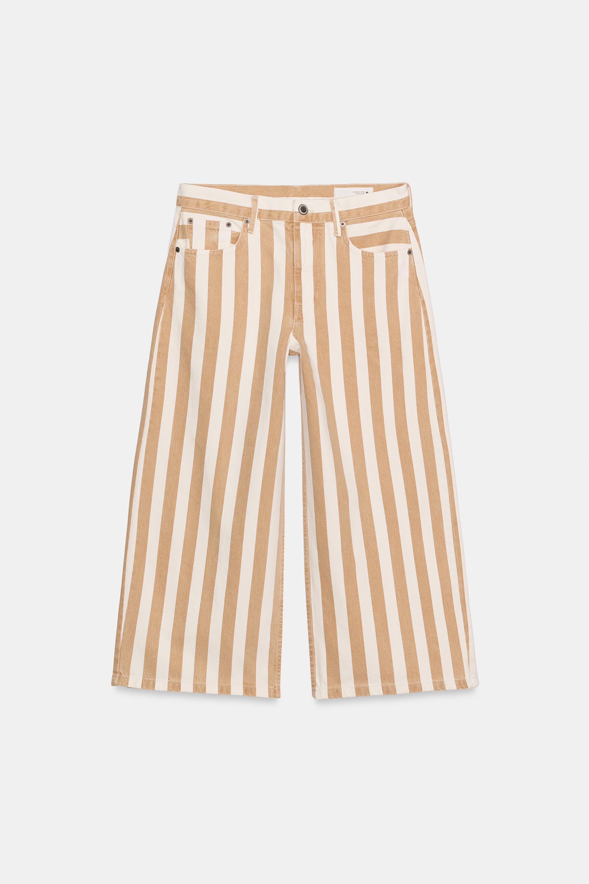 JEAN JUPE-CULOTTE RAYURES TAILLE MOYENNE ZW COLLECTION