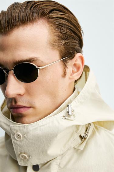 PARKA TECHNIQUE COURTE À CAPUCHE - Écru de Zara - Image 6