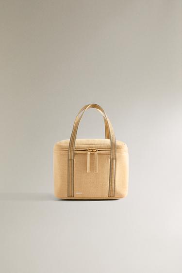 BOLSA NEVERA PORTATIL - Amarillo Mostaza de Zara