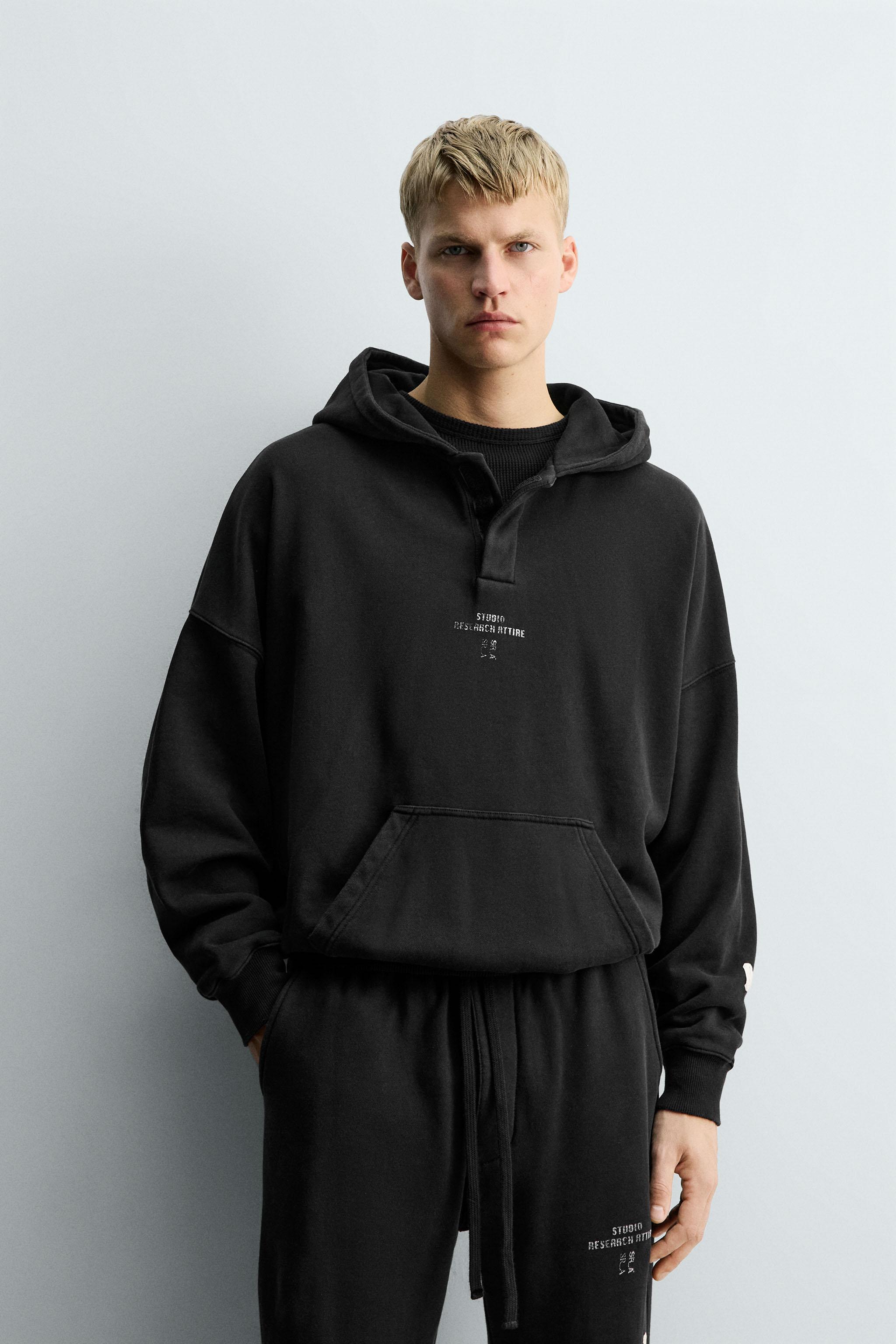 HOODIE POUCH POCKET SWEATSHIRT X SR_A