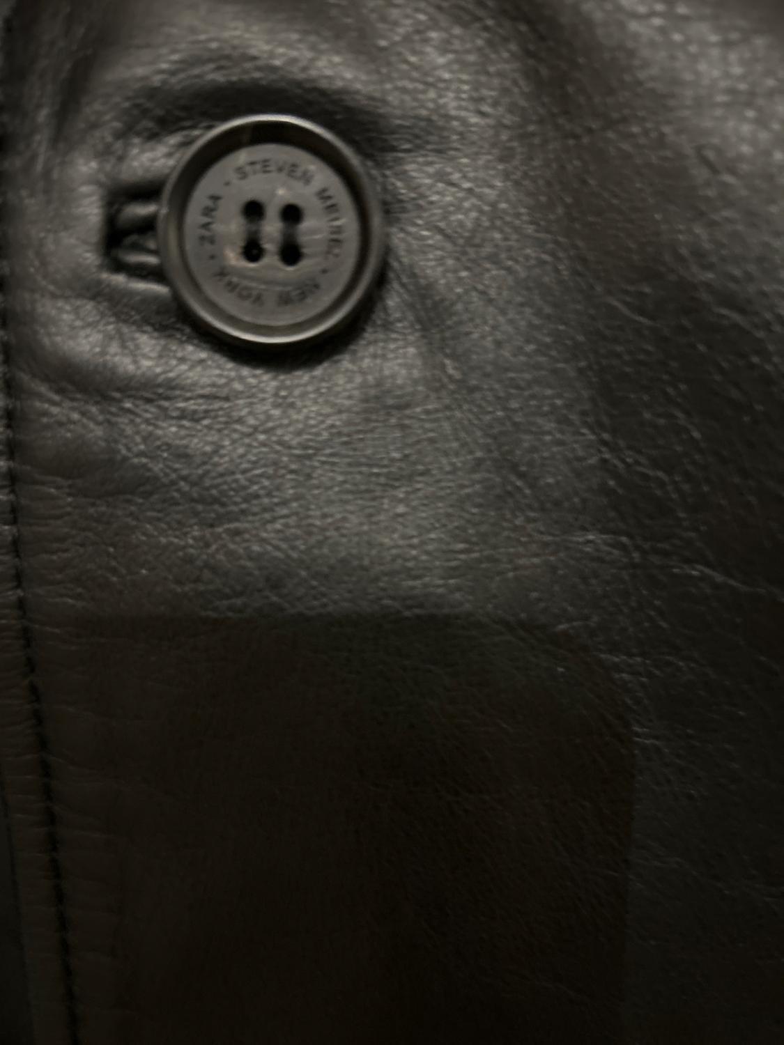 STEVEN MEISEL LEATHER COAT - Image 6