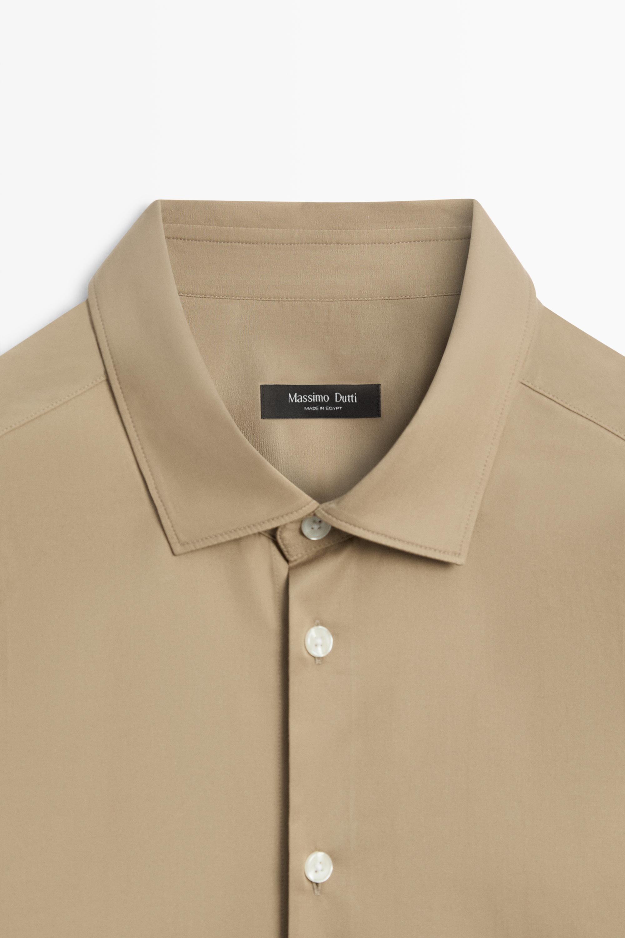 Chemise en popeline 100 % coton