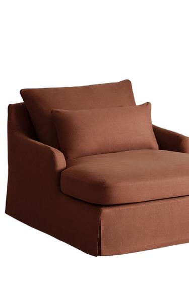 LOVESEAT 01 LINEN COVER - Terracotta by Zara