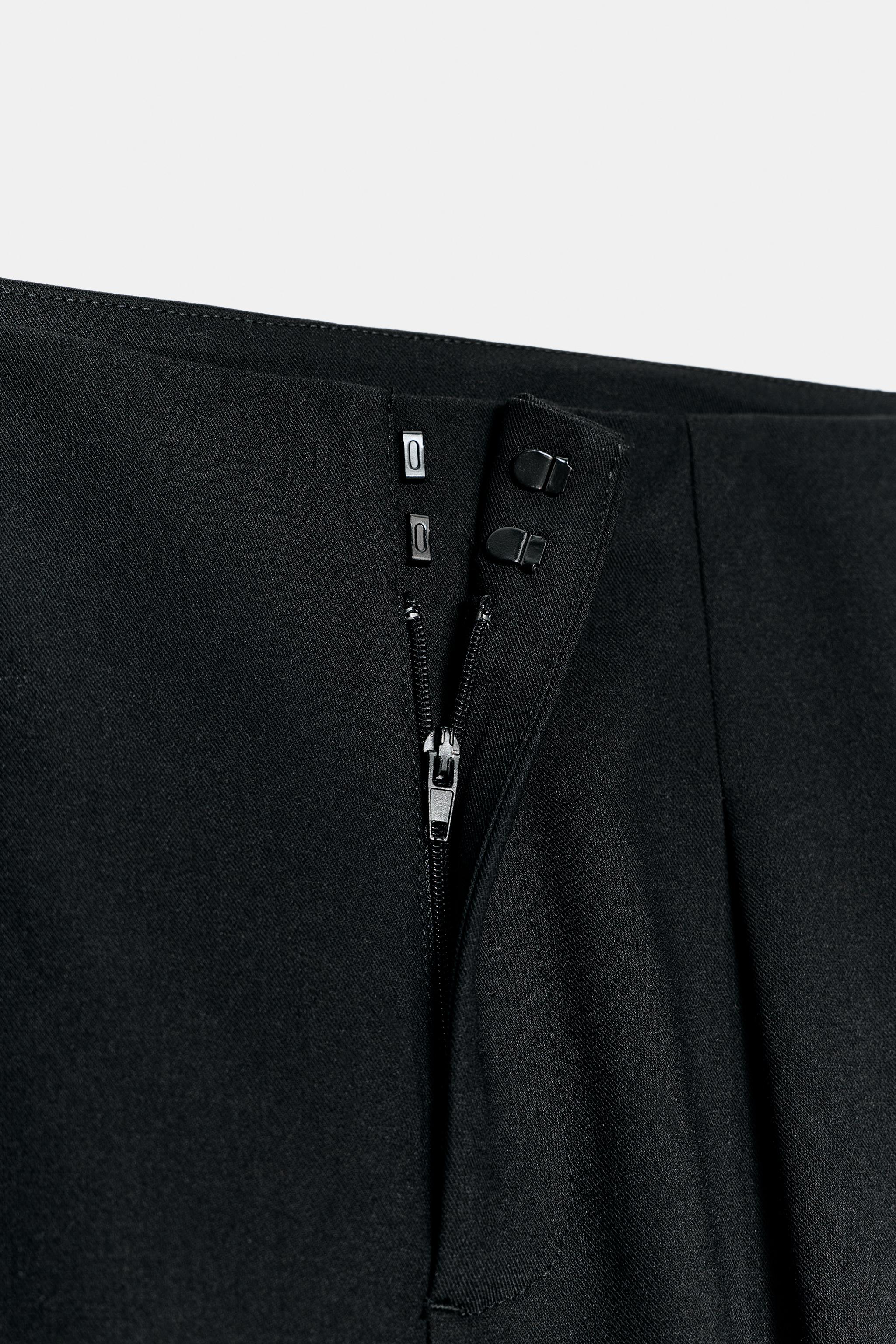 PANTALON BOUFFANT AVEC CEINTURE LARGE ZW COLLECTION