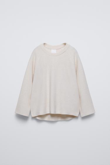CAMISETA LISA SOFT TOUCH - Bege da Zara