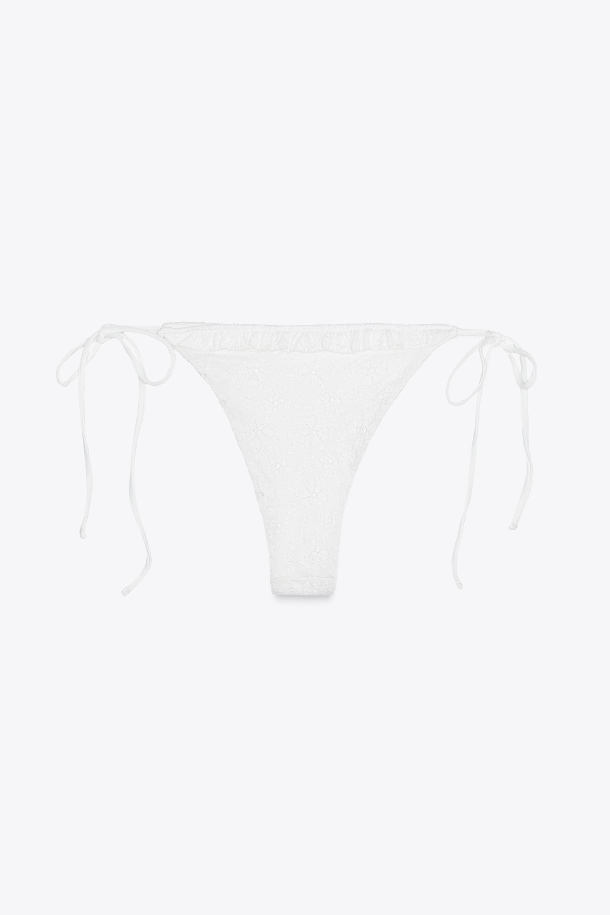 ZARA コントラストリボン フリルビキニトップス 2910/047 ZARA コントラストリボン フリルビキニトップス 2910/047 (ZARA