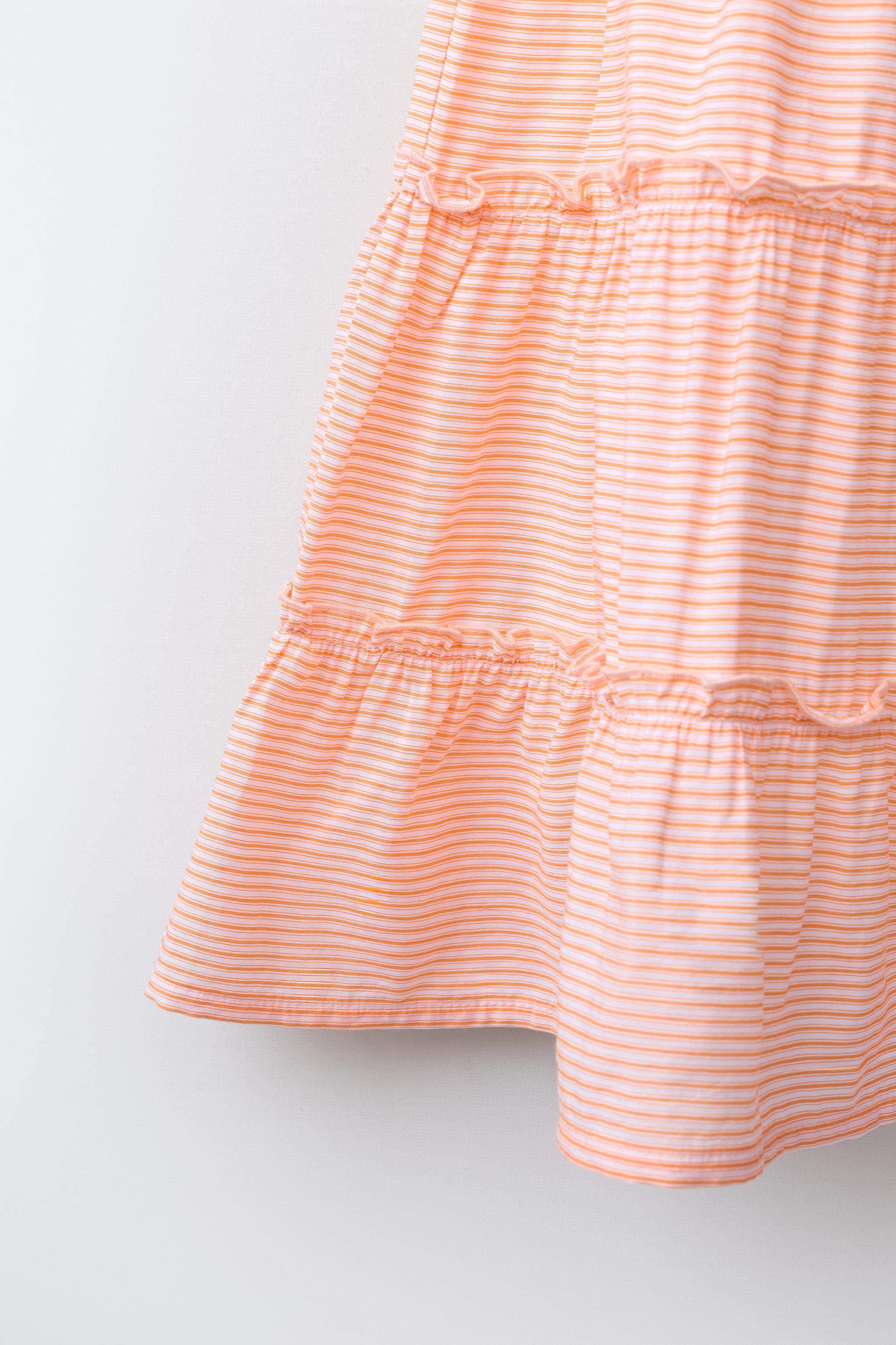 RUFFLED RIBBED DRESS