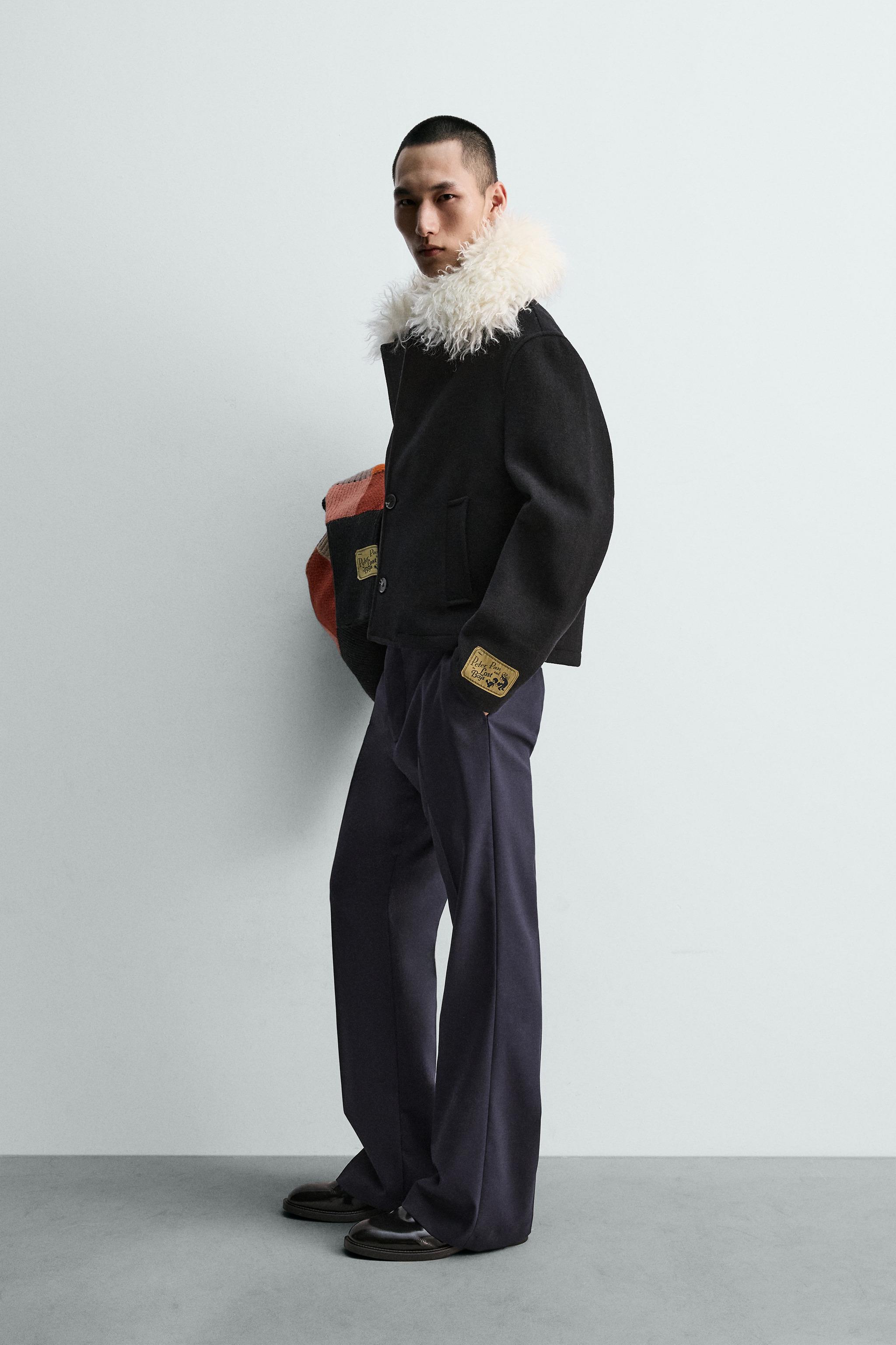 Zara SHORT COMBINED COAT HARRY LAMBERT FOR ZARA X DISNEY | Place