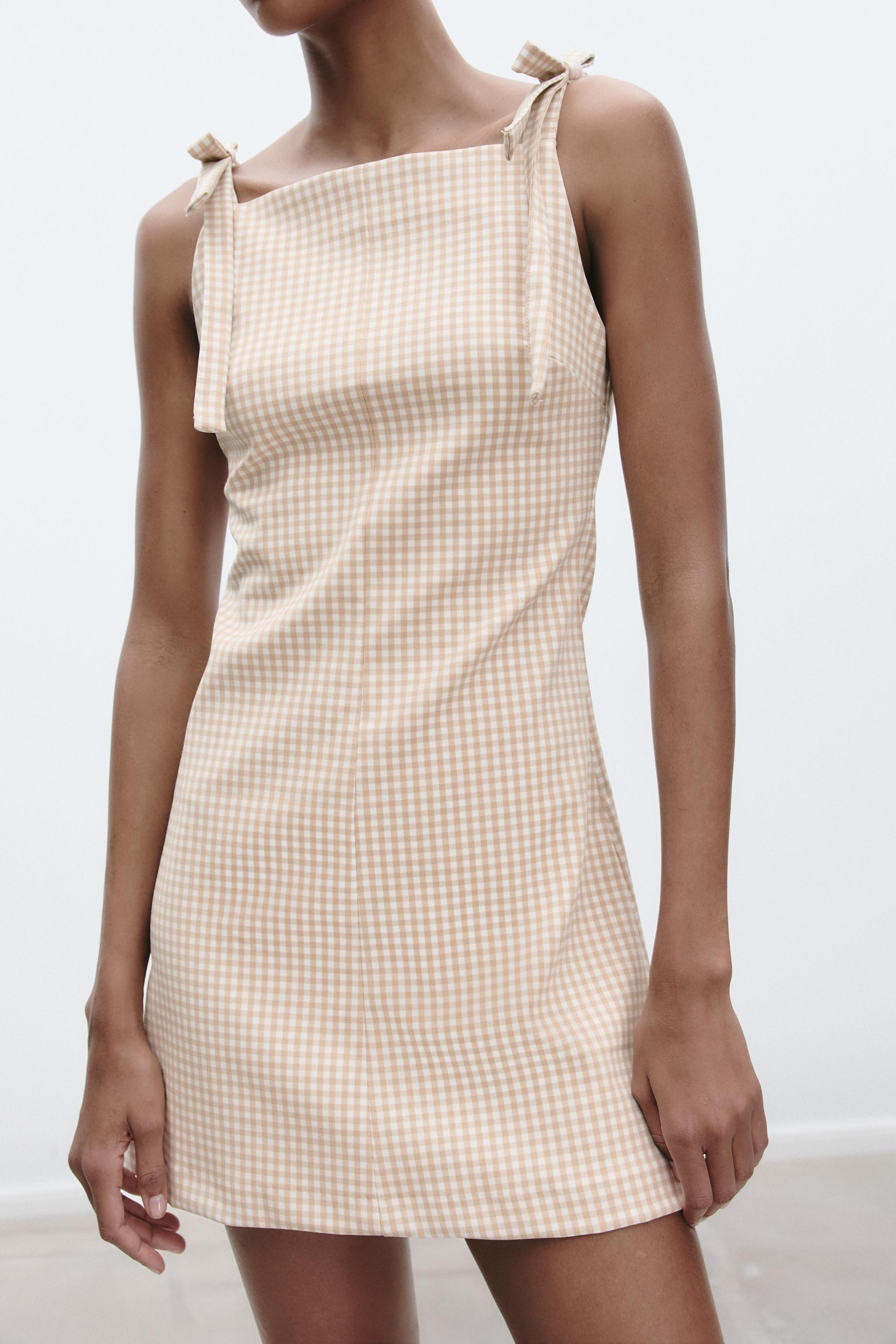 ZARA ショート ストレッチ ワンピース 3152/336 ショート ストレッチ ワンピース - ホワイト | ZARA Japan / 日本