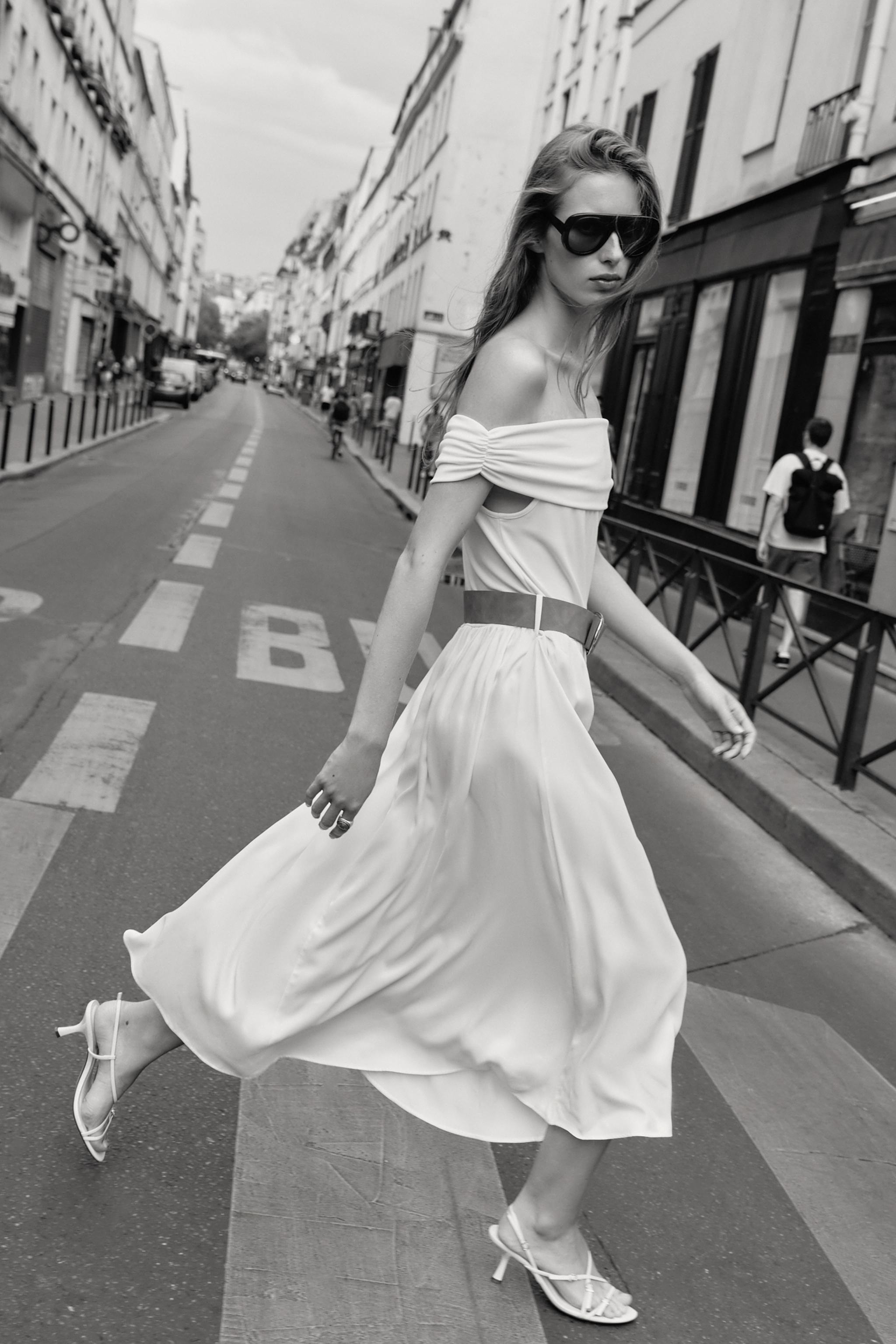 ワンピース Orga offshoulder dress AM1420 AM1420 Orga offshoulder dress